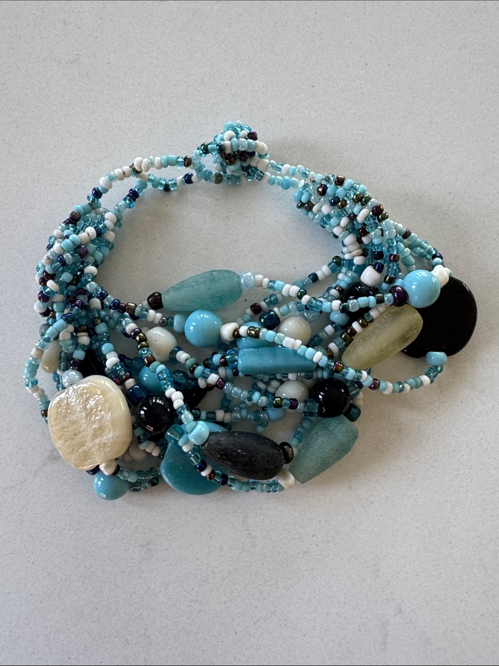 Multi-Strand Turquoise Beaded Bracelet - Women Jewelry NWOT